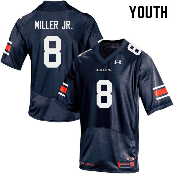 Youth #8 Coynis Miller Jr. Auburn Tigers College Football Jerseys Sale-Navy